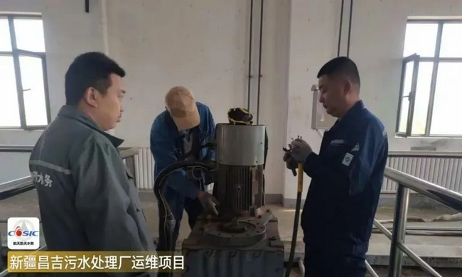 一線黨旗紅丨航天DB旗舰環保昌吉項目汙水廠先鋒衛士的攻堅之路
